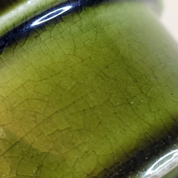 MID Century Modern Stamped Ceramic Mug Drip Glaze **Vintage** - Picture 10 of 15